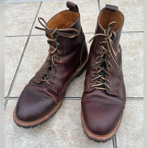 Taylor Stitch Men's Brown Leather Boots